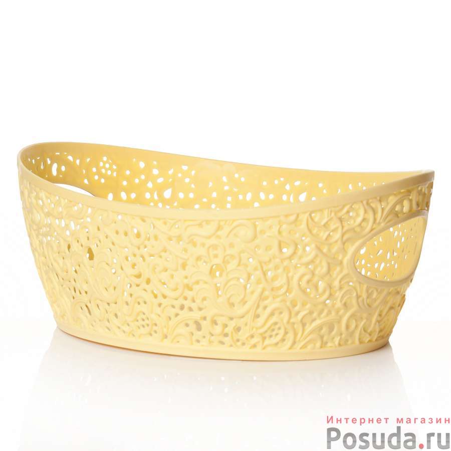 КОРЗИНА Кружево 2,5л (банановый)