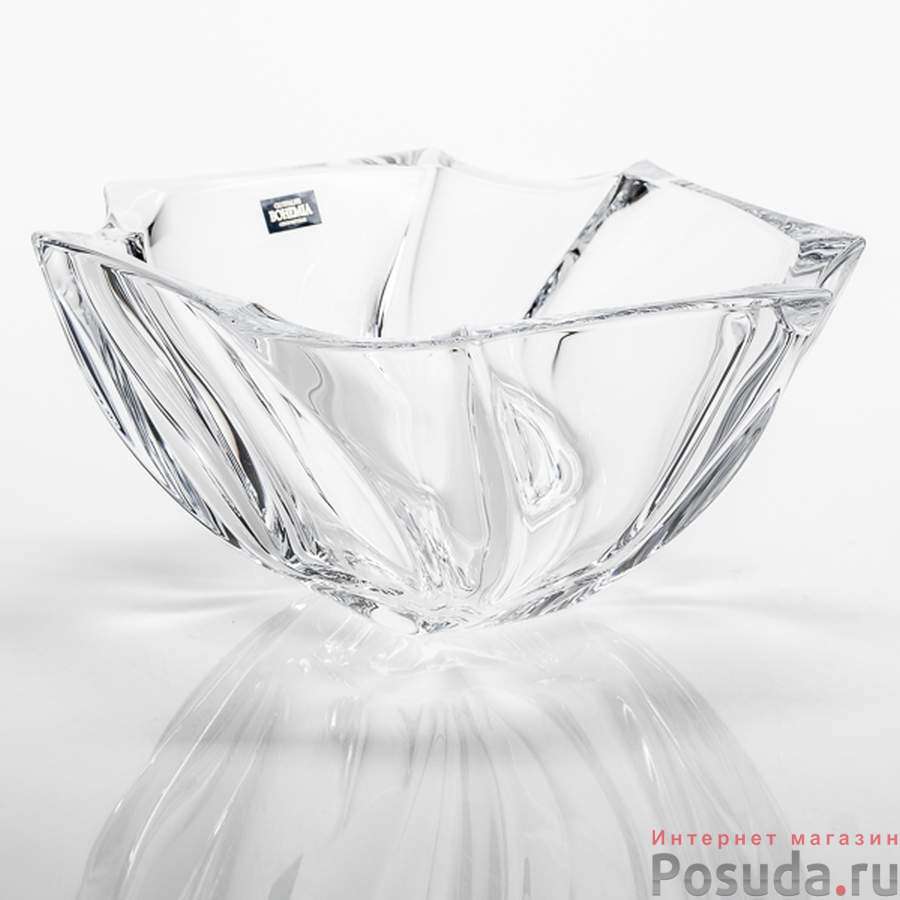 Ваза для фруктов Crystalite Bohemia "Нептун", Н=25,5 см