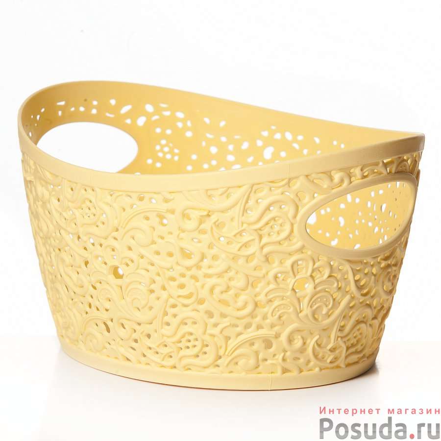 Корзина Кружево 3 л (банановый)