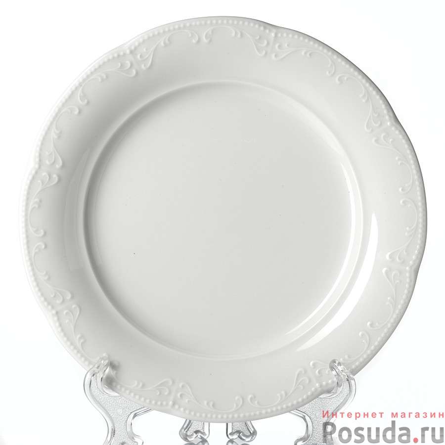 Тарелка столовая мелкая Porselen Caprice, D=24 см