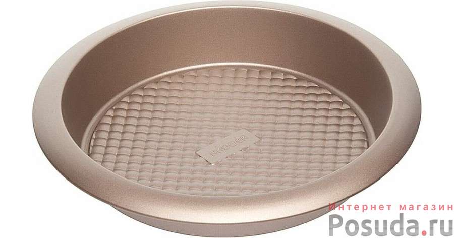 Форма для выпечки круглая большая,  стальная, антипригарная, 29,5х5,5 см, NADOBA, серия RADA