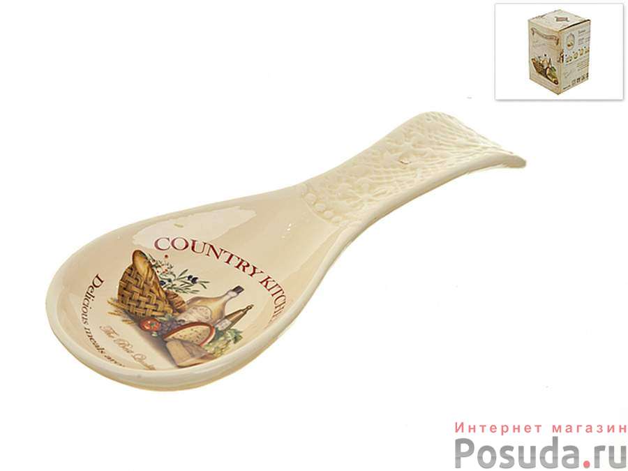 Подставка под ложку "Country Kitchen" l=24см. (подарочная упаковка)