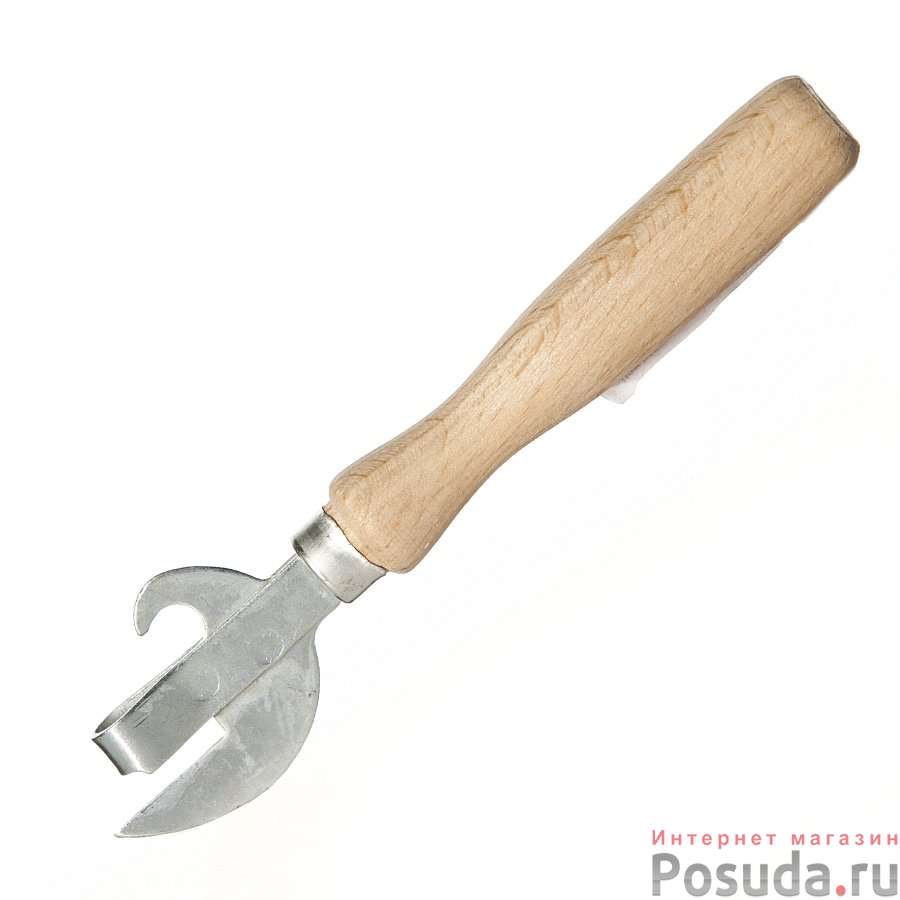 Нож консервный с деревянной ручкой Классика