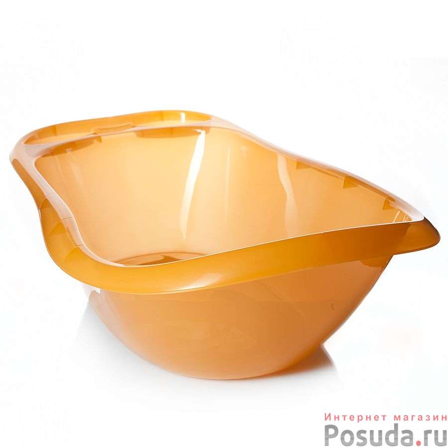 Ванночка детская "ОКЕАНИК" (цвет оранжевый прозрачный)
