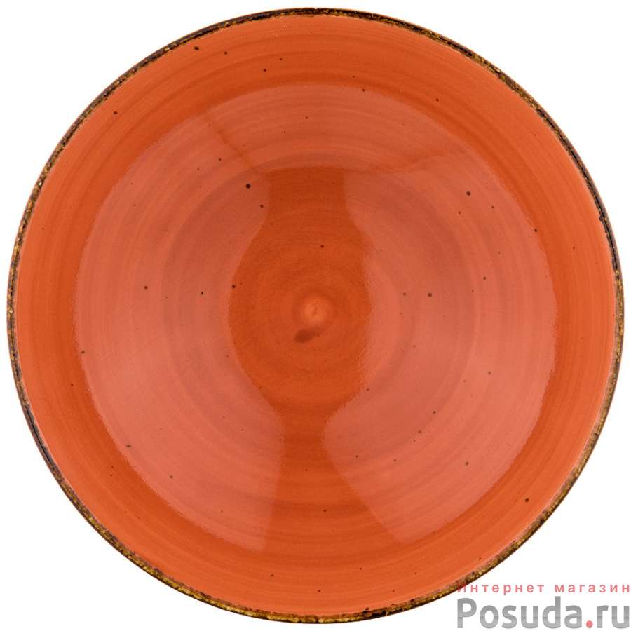 Салатник "NATURE" 21 см, цвет оранжевый