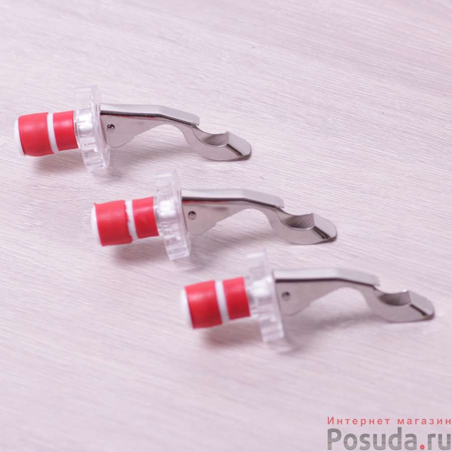 Комплект из 3 пробок для бутылок с открывалками