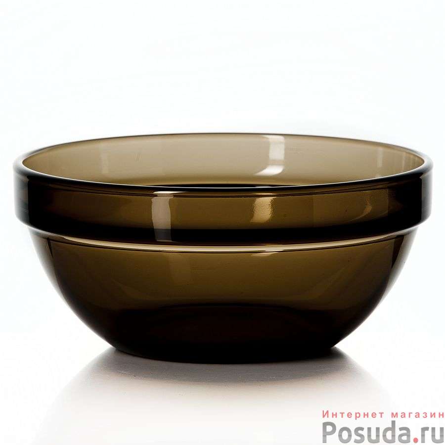 Салатник "Luminarc" Eclipse, цвет: коричневый, D=17 см