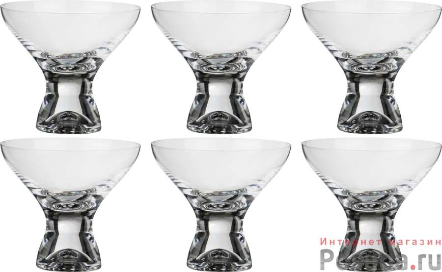 Набор креманок из 6 шт. Самба 330 мл высота=10 см