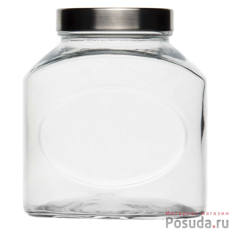 Банка с метал.крыш. 1000 мл ЭЛИПС