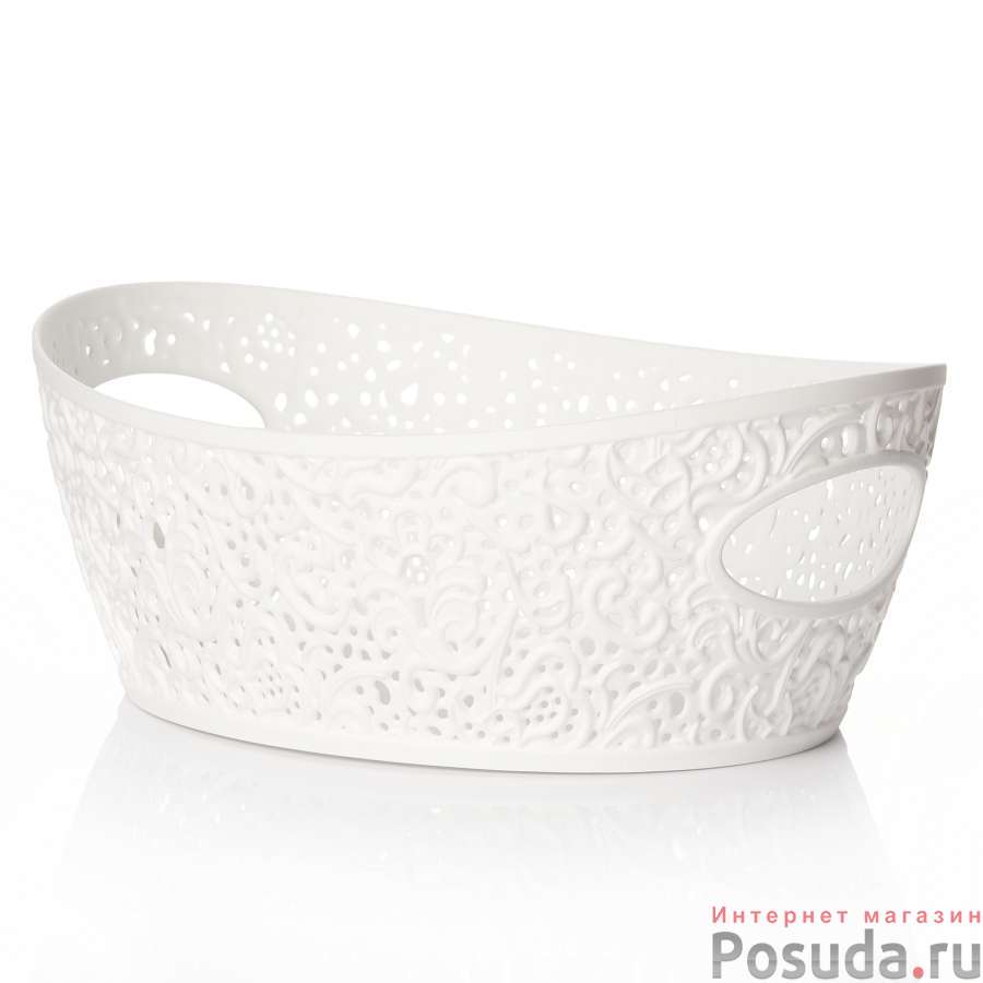 КОРЗИНА Кружево 2,5л (белый)