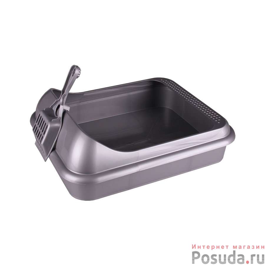 Набор "Верный друг" (лоток,совок) (цвет в ассортименте)