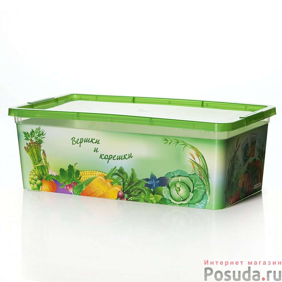 Коробка для семян Вершки и Корешки, 340x190x120 мм (цвет в ассортименте)