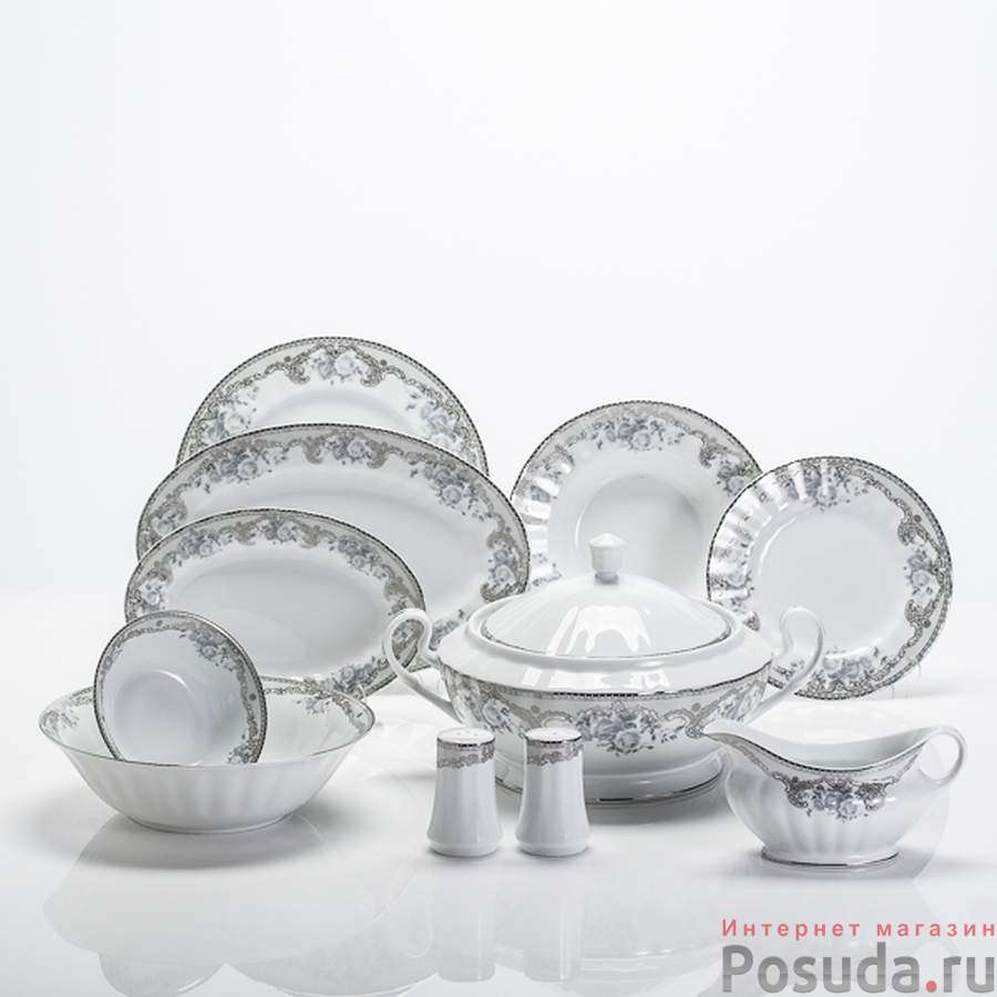 Столовый серв 6 перс 26 предм "Платиновый вензель" J12-75WH