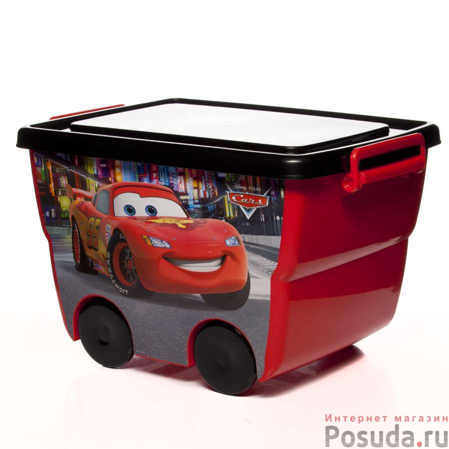Ящик для игрушек Disney, 46 х 33 х 29 см (красный)