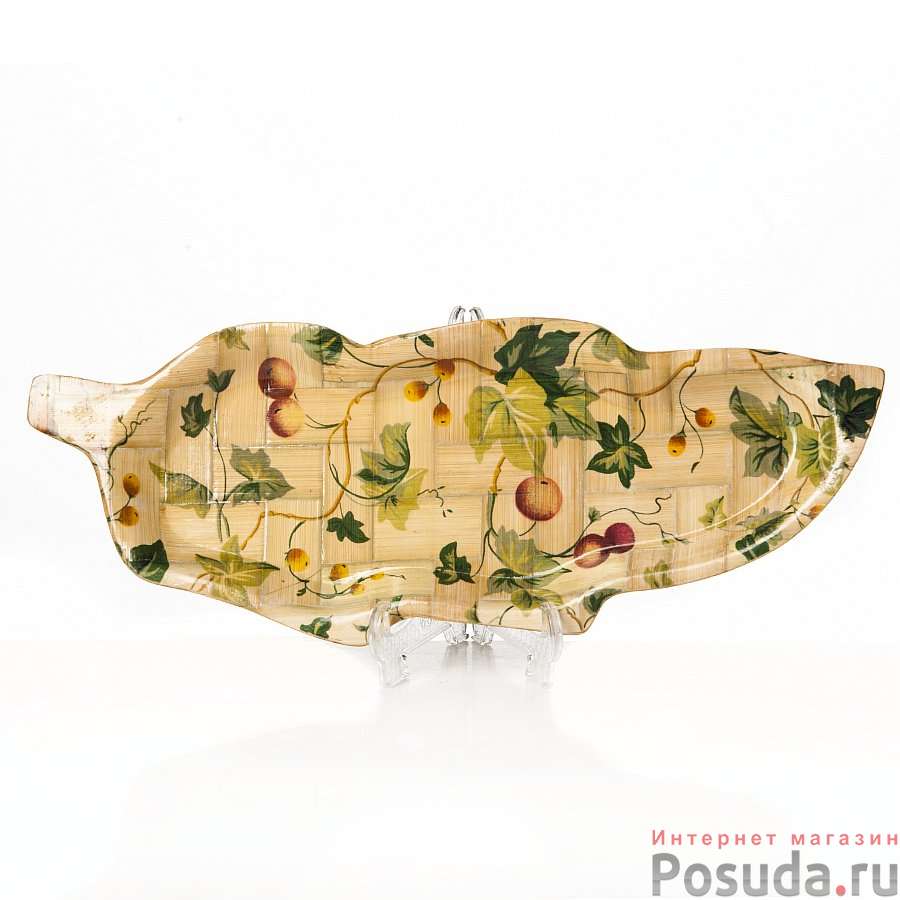 Сухарница "листик", 30*11 см