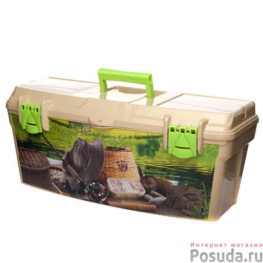 Ящик рыболовный "Мечта рыбака" (585х255х250) (цвет в ассортименте)