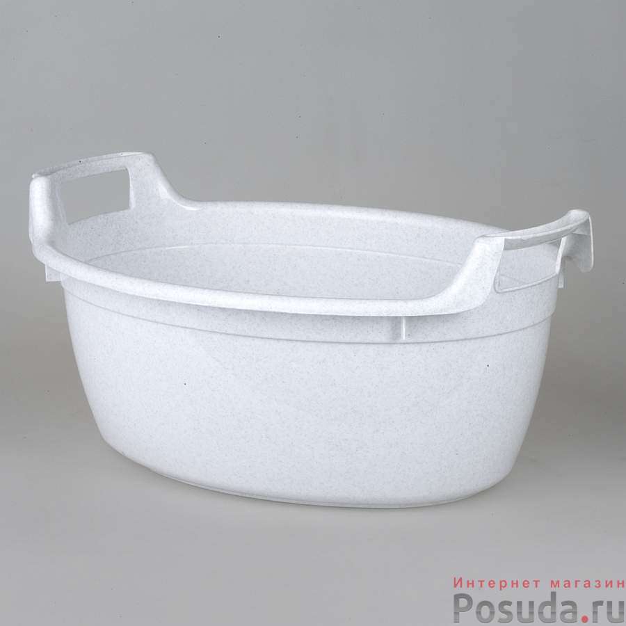 Таз овальный с ручками 16 л С125 (10620) (цвета в ассортименте)