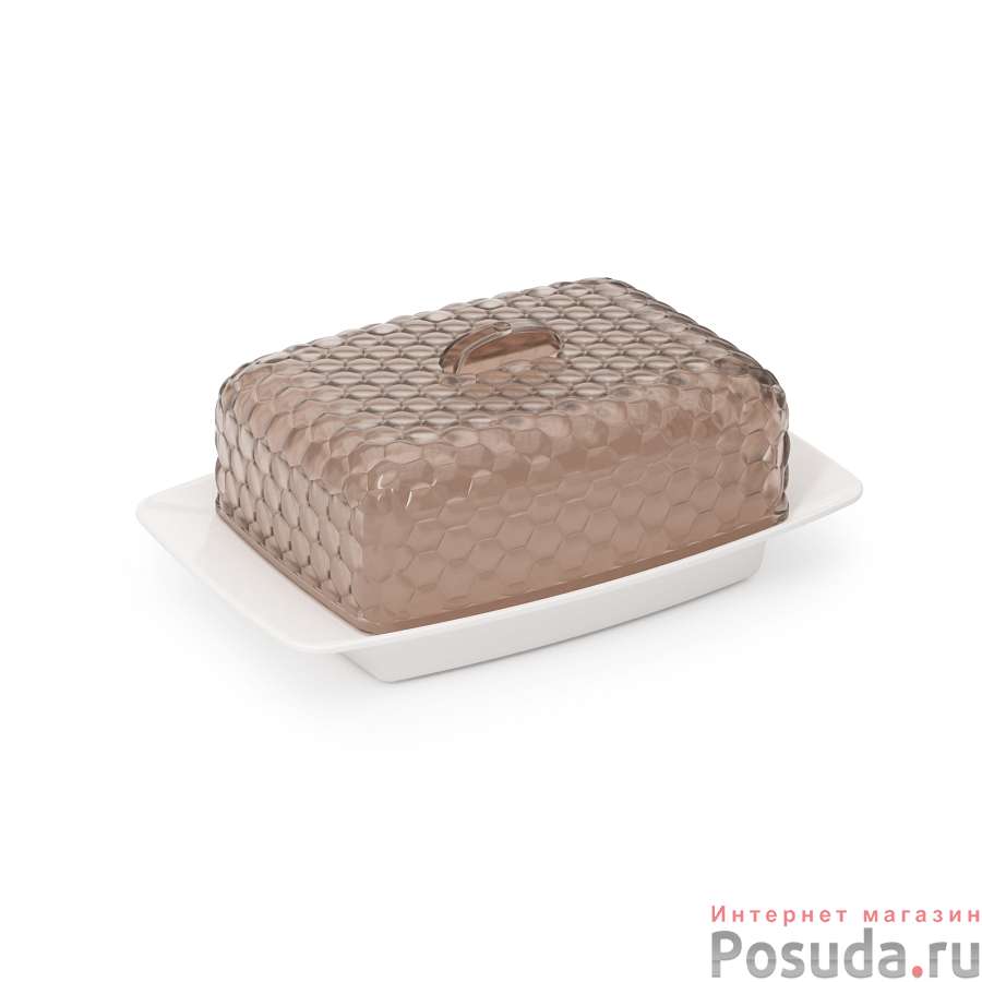 Масленка Мозаика (бело - тонированный)