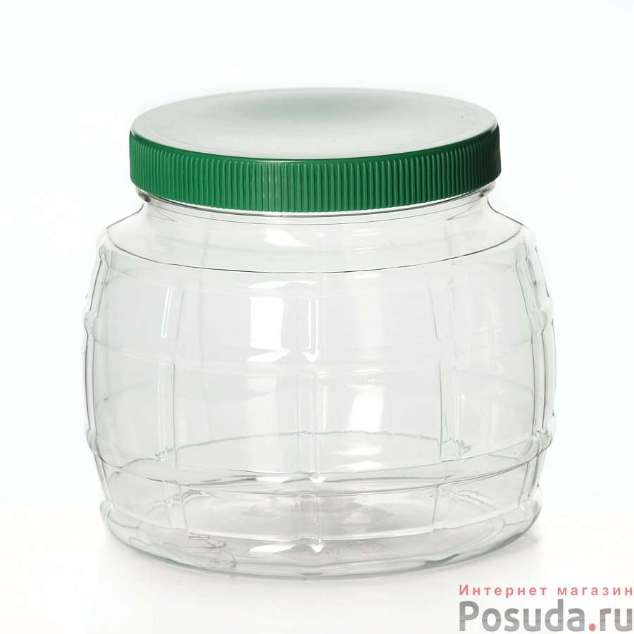 Банка "Бочонок", объем 1,5 л ПЭТ