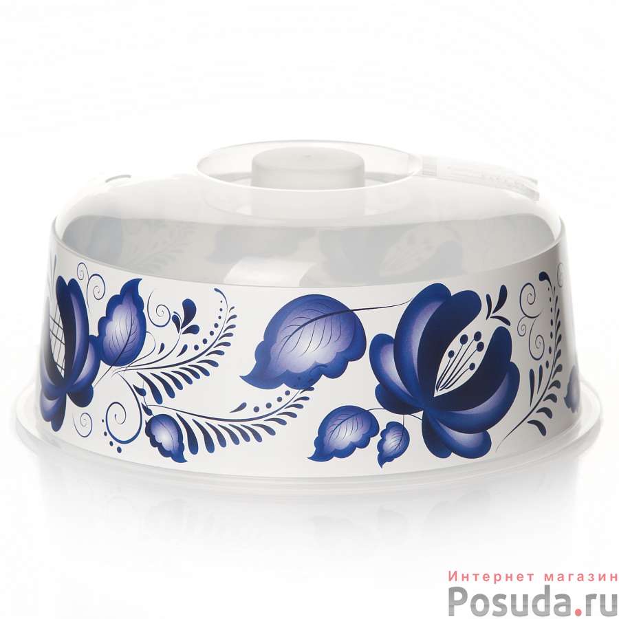 Крышка для СВЧ "Idea Гжель", D=22 см