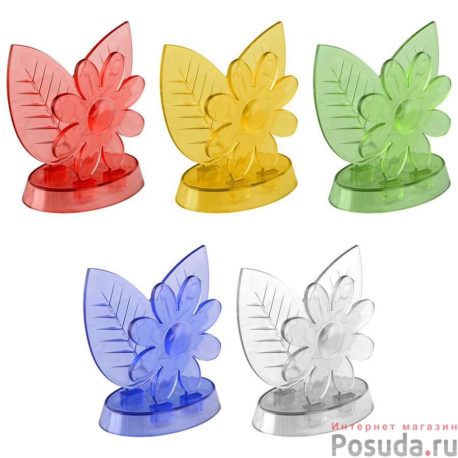 Подставка для салфеток «Цветок» 5цв NEW
