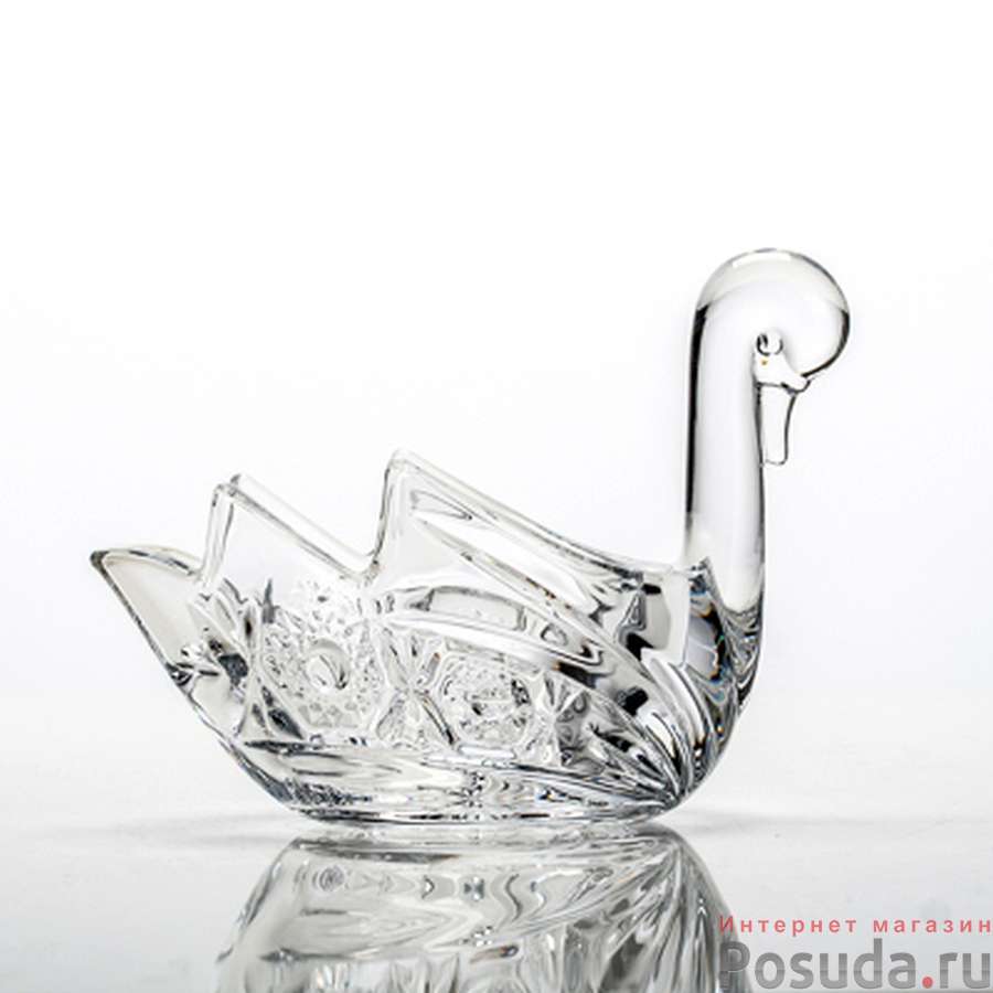 Конфетница "Лебедь" 19 см , "Комета"
