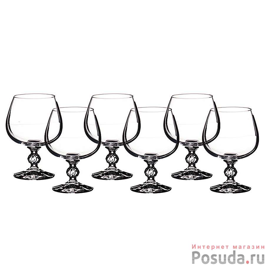 Набор бокалов для коньяка из 6 шт. "КЛАУДИЯ" 250 мл.
