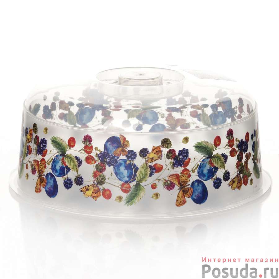 Крышка для СВЧ "Idea Деко Фрукты", D=24,5 см