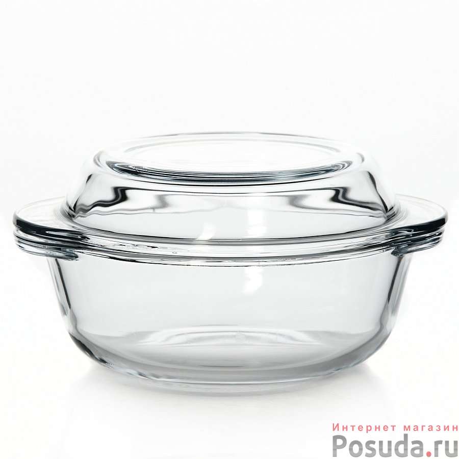 Посуда для свч кастрюля с крышкой, объем 565 мл