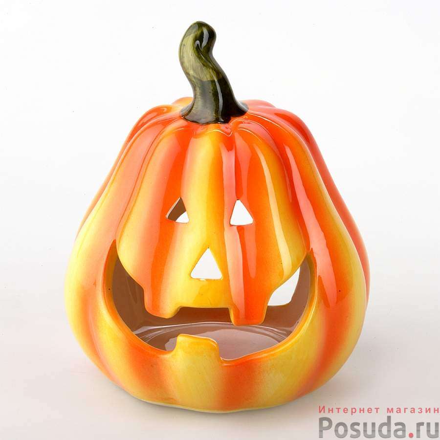 Подсвечник тыква 14*13,1*17 см