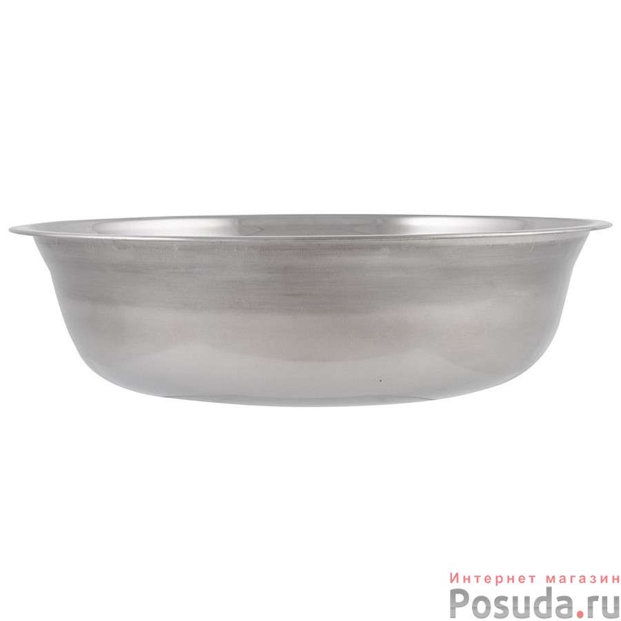Миска Bowl-25, объем 2,3 л, с расширенными краями, из нерж стали, зеркальная полировка, диа 25 см