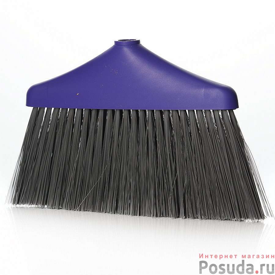 Щетка для уборки мусора МЕГА с длинным ворсом (цвет фиолетовый)
