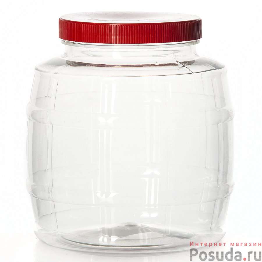 Банка "Бочонок", объем 3,0 л ПЭТ