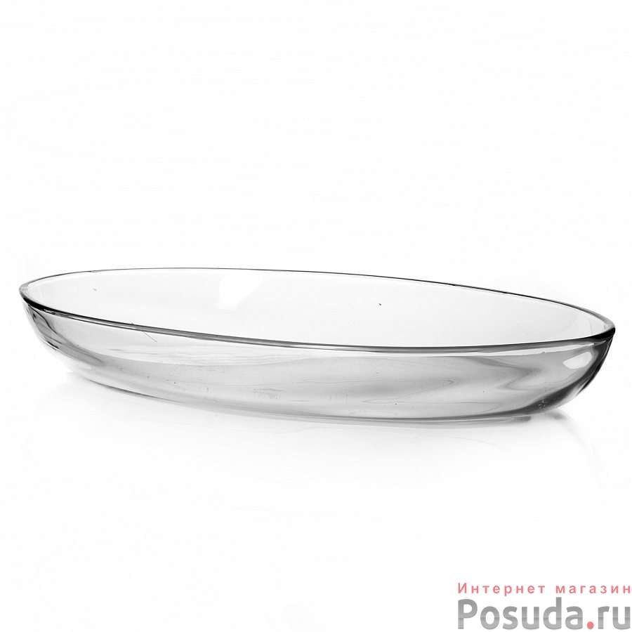 Посуда для свч форма овальная б/крышки 440*260 мм 3 л