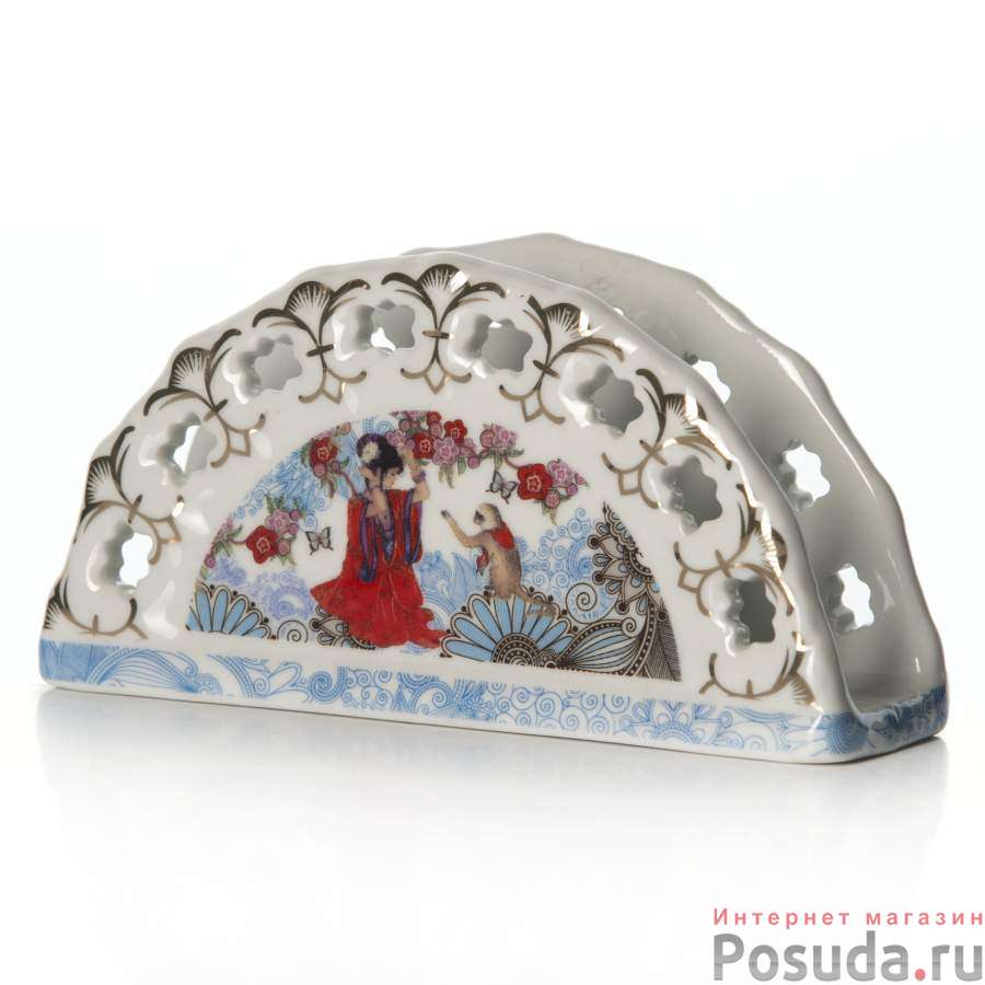 Салфетница "Японские мотивы" 13,5*4*7см