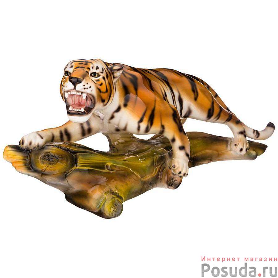 Декоративное изделие Тигр на коряге 69*19*30 см
