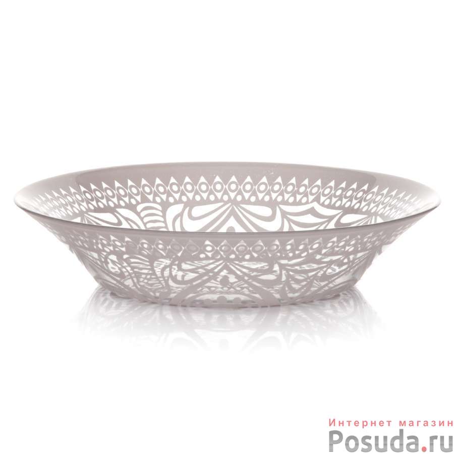 Тарелка столовая глубокая Pasabahce Boho, D=22 см