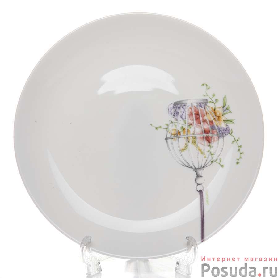 Тарелка закусочная (десертная) Luminarc Flora, D=19 см