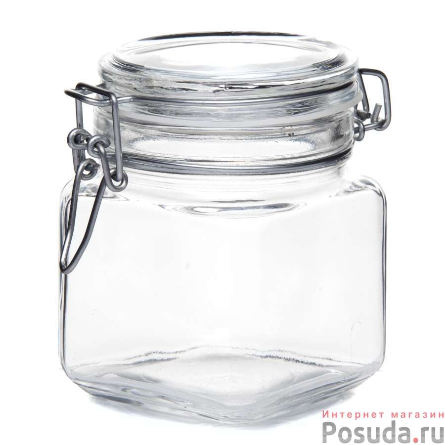 Банка КРЕМЛИН 750 мл (80360+80087 метал.клипса + пласт. уплотн.)
