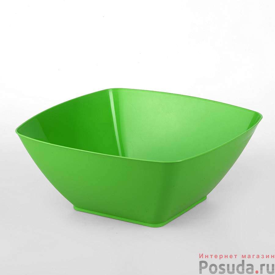 Салатник пластиковый, объем 3,5 л (цвета в ассортименте)