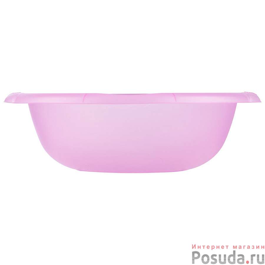 Таз круглый 10,5 л., прозрачный