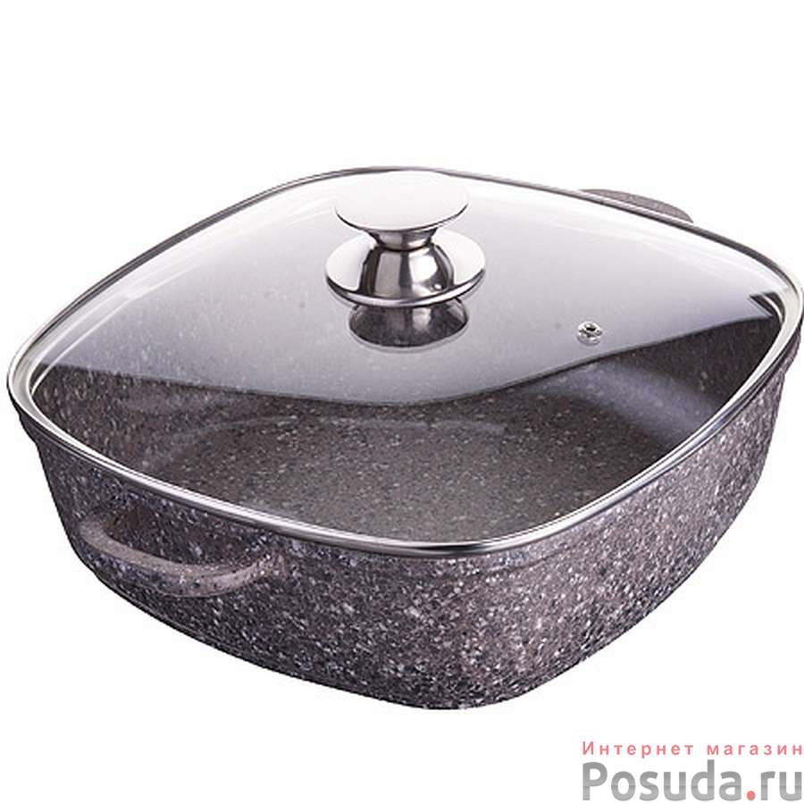 Кастрюля алюминий 2,8л. 24см.ГРАНИТ.MB