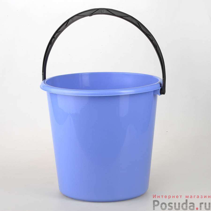 Ведро 10 л без крышки С077 (цвет в ассортименте)