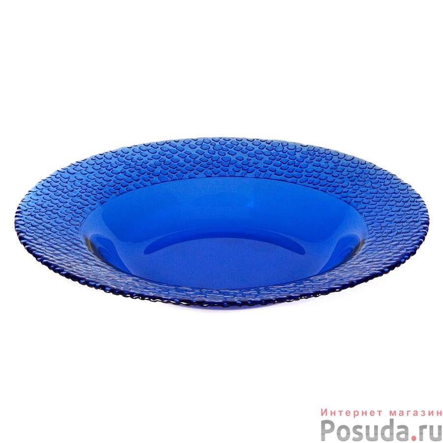 Набор столовых тарелок глубоких 6 шт Pasabahce Mosaic Blue, D=21 см