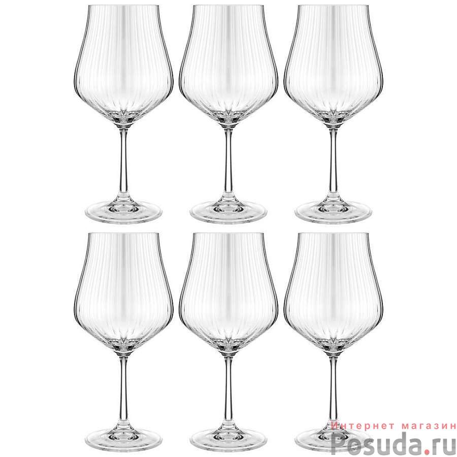 Набор бокалов для вина из 6 штук Tulipa optic 600мл
