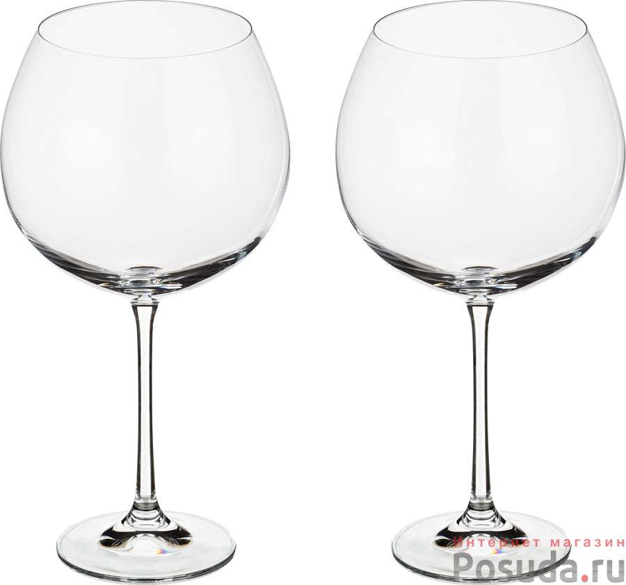 Набор бокалов для вина 2 шт. "GRANDIOSO" 710 мл. высота=25 см