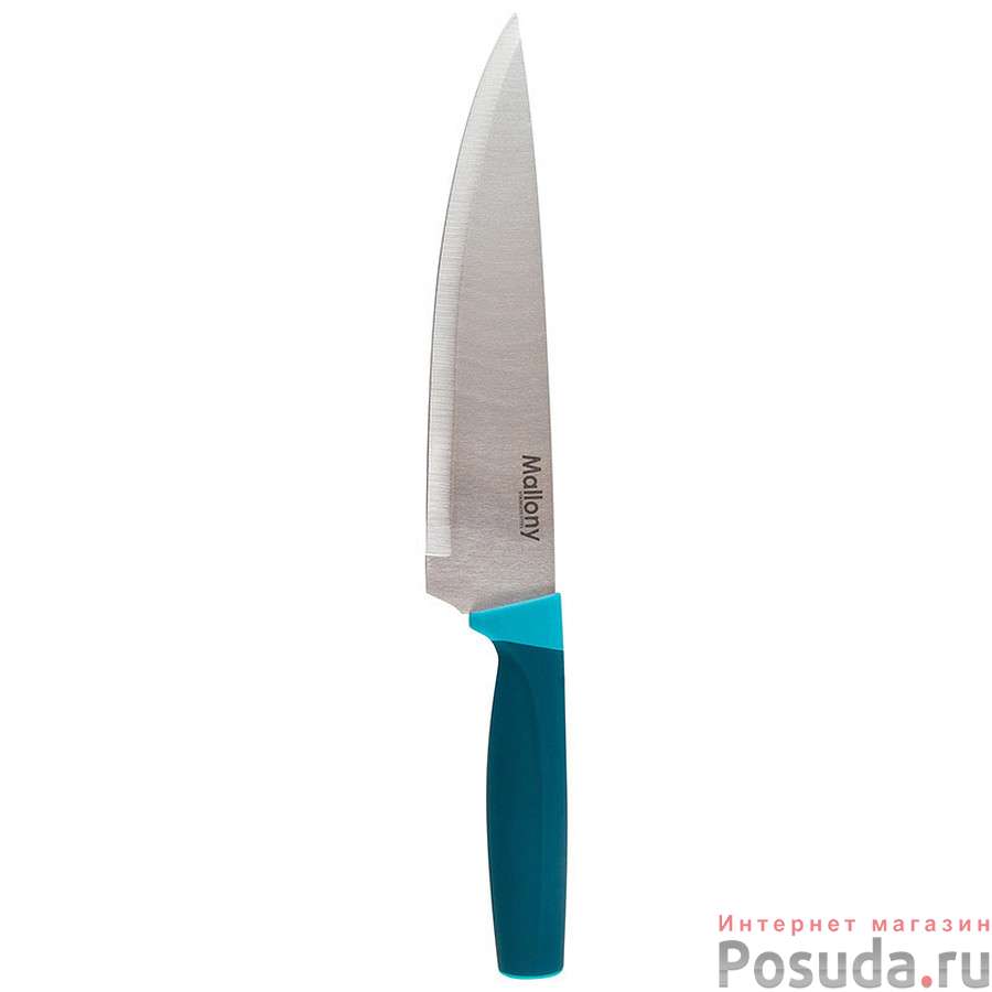 Нож с рукояткой софт-тач VELUTTO MAL-01VEL поварской, 20 см