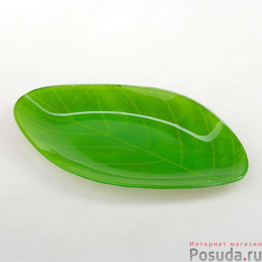 Тарелка "Листок", 36,5*23,2см