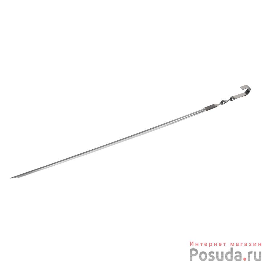 Шампур угловой 570х10х1 мм из НЕРЖАВЕЮЩЕЙ СТАЛИ