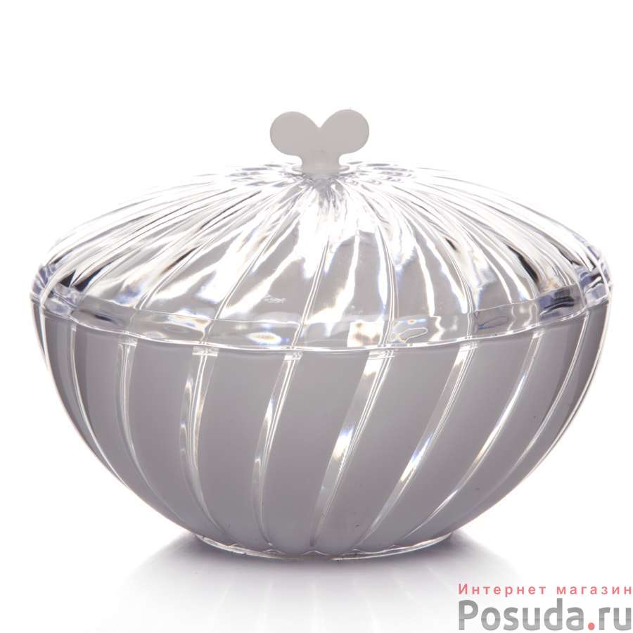 Сахарница с крышкой Грация 0,8 л (белый)